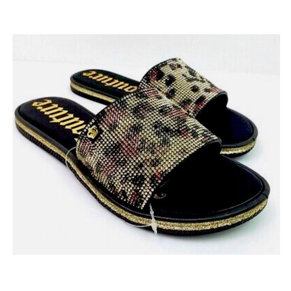 Juicy Couture Shoes - Juicy Couture Bedazzled Slides